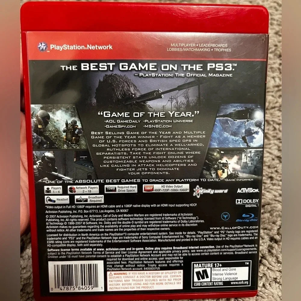 PS3 Call of Duty 4 - Modern Warfare
